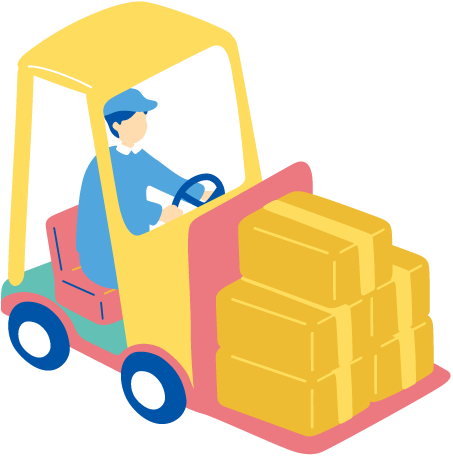 食品部倉庫見学