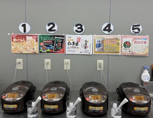 おこめの食べ比べ